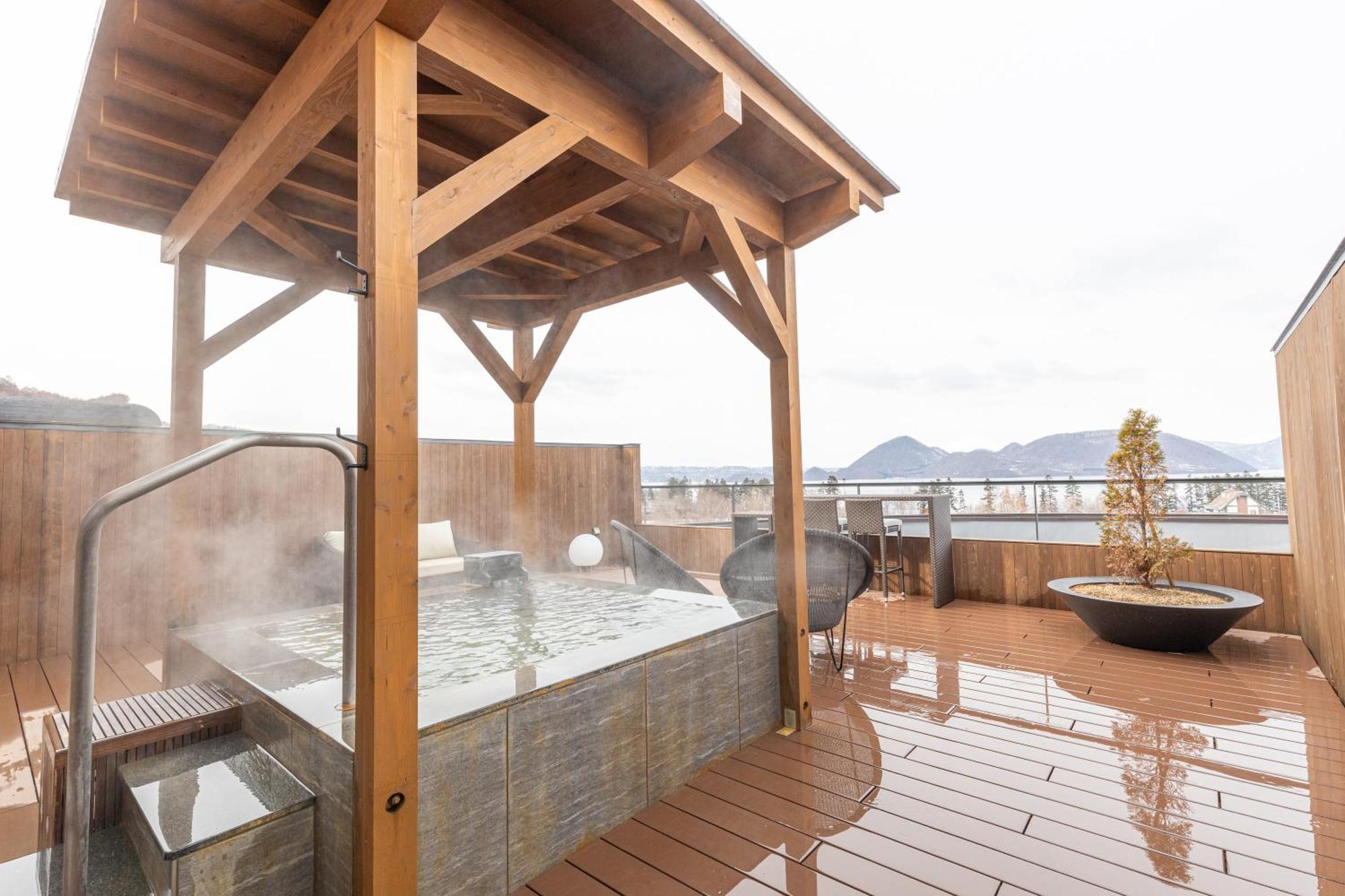 Lake Toya Tsuruga Resort Hikarinouta Toyako Εξωτερικό φωτογραφία