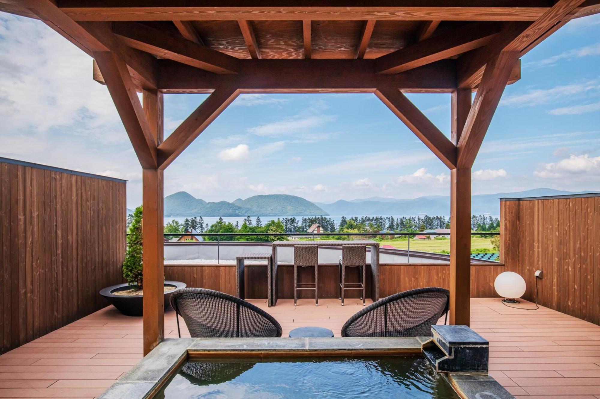 Lake Toya Tsuruga Resort Hikarinouta Toyako Εξωτερικό φωτογραφία